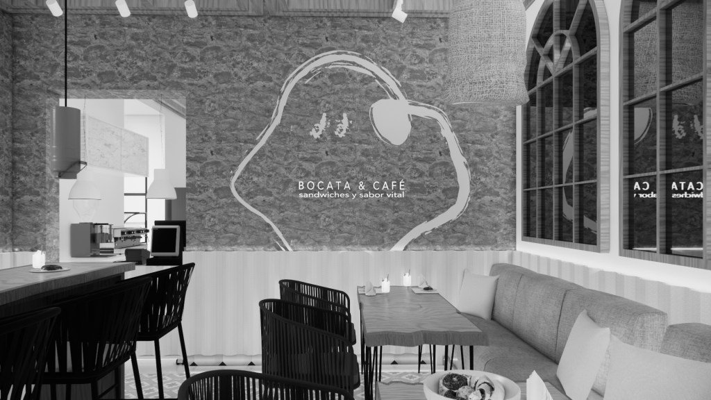 Bocata & Café, detalle de interiorismo