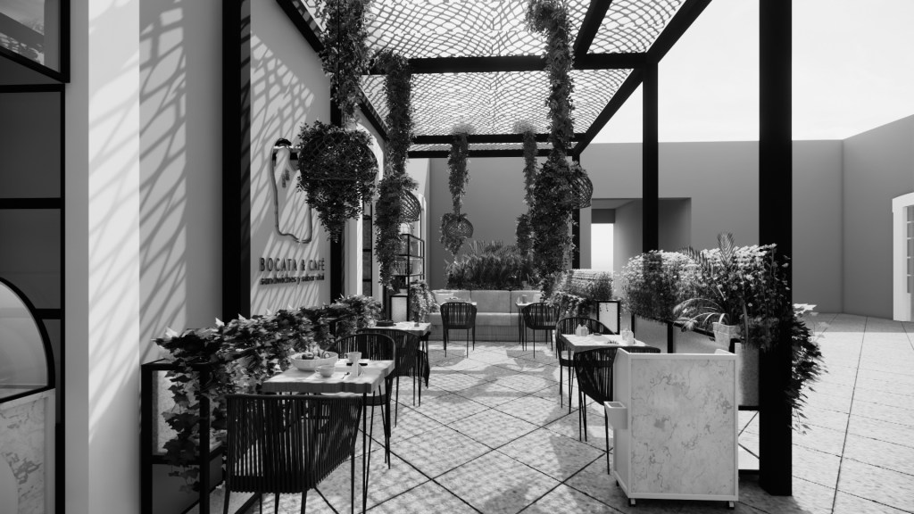 Bocata & Café, detalle de interiorismo